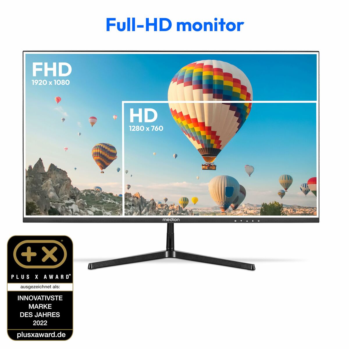 Monitor Medion 30036272 Full HD LCD 22"