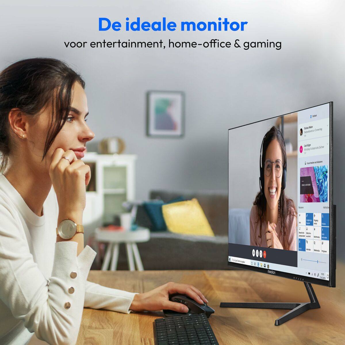 Monitor Medion 30036272 Full HD LCD 22"