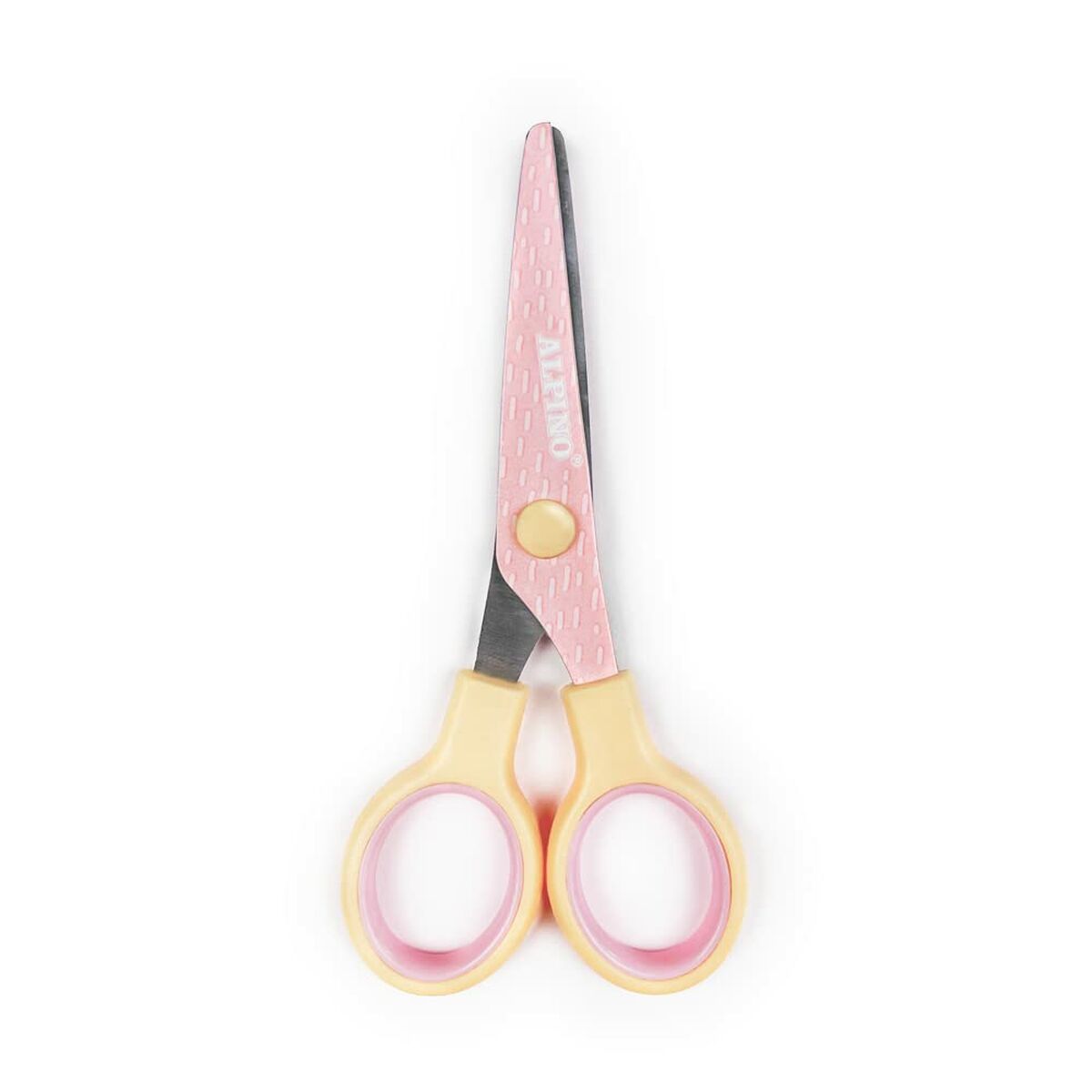 Tijeras Alpino Multicolor Blanco/Naranja Acero Inoxidable 130 mm