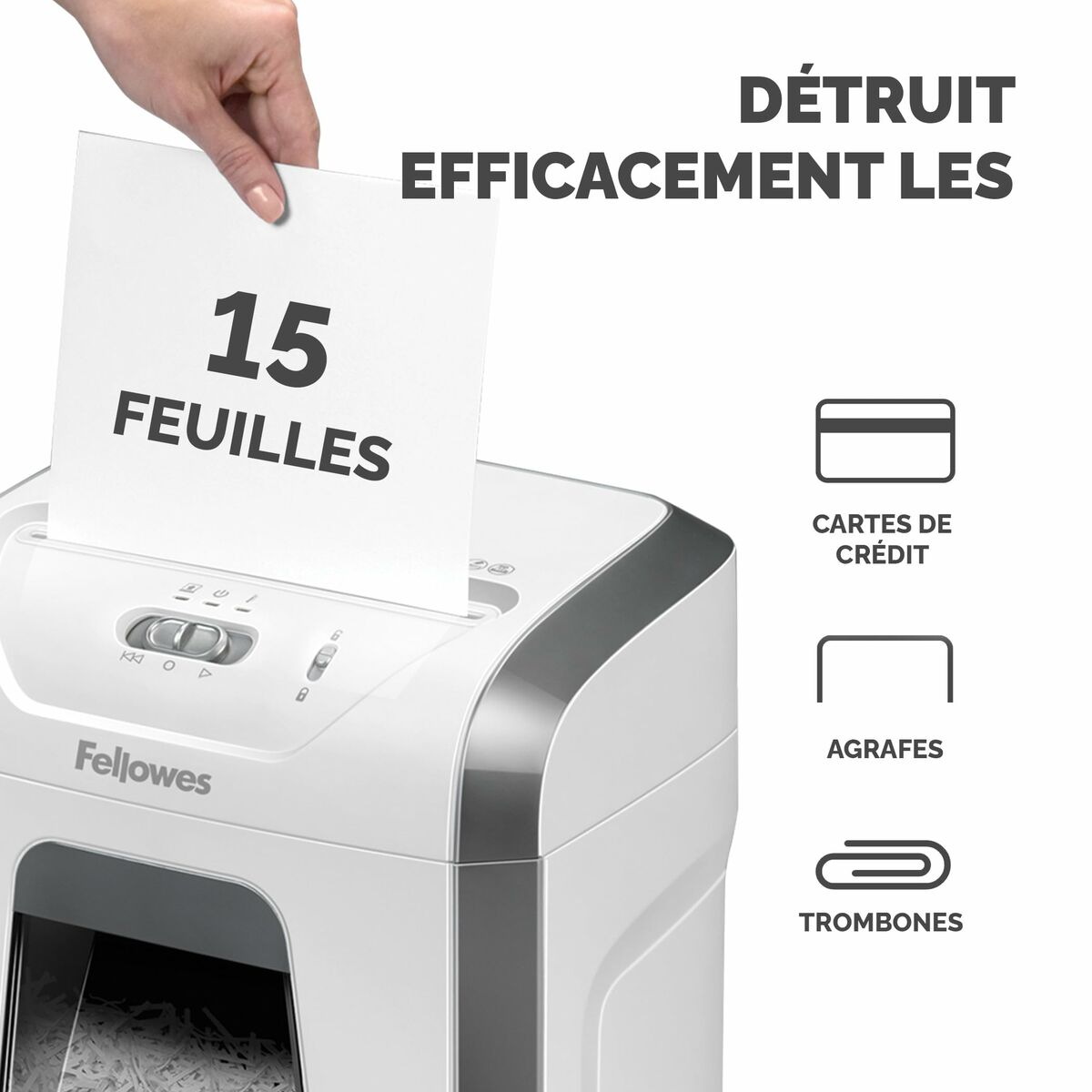 Trituradora de Papel Fellowes 19 L