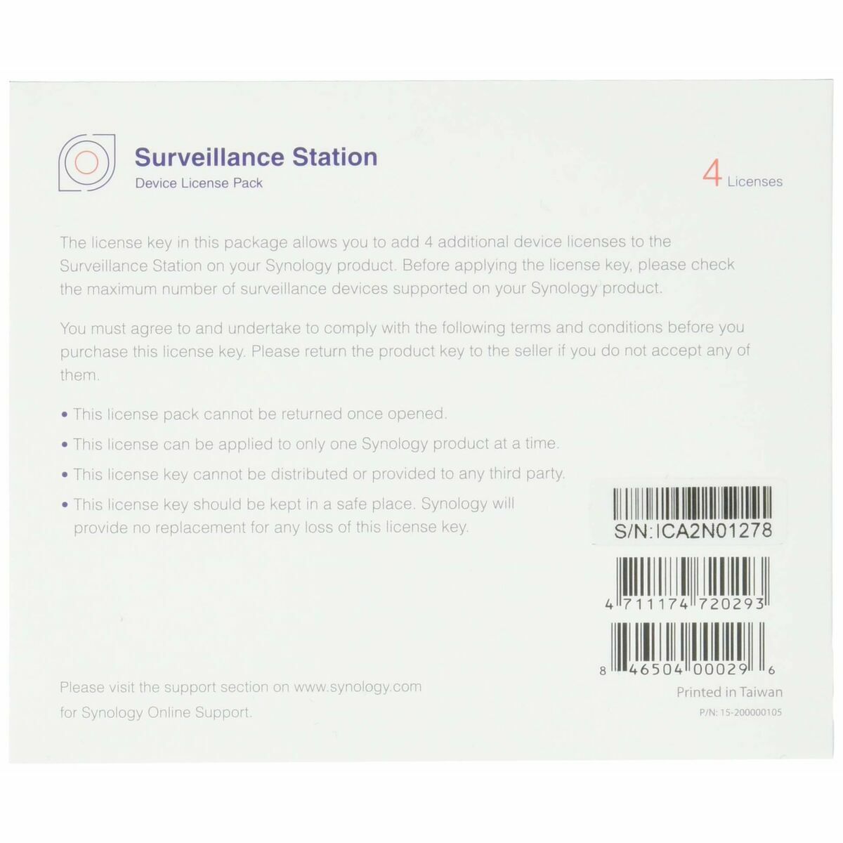 Cable HDMI Synology CLP4 Negro