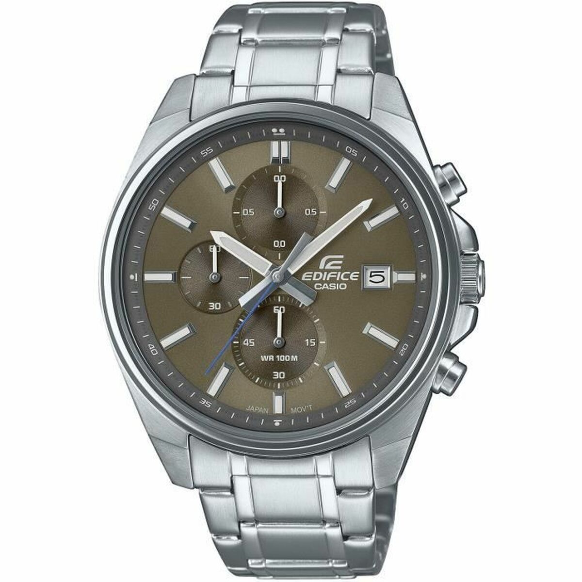 Reloj Hombre Casio Marrón Plateado