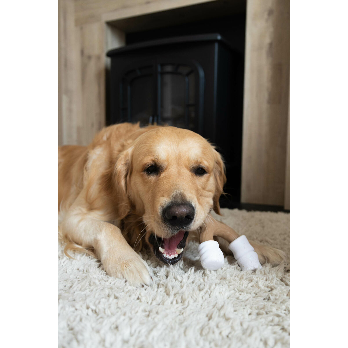 Juguete para perros Nylabone Marrón Manteca de cacahuete L