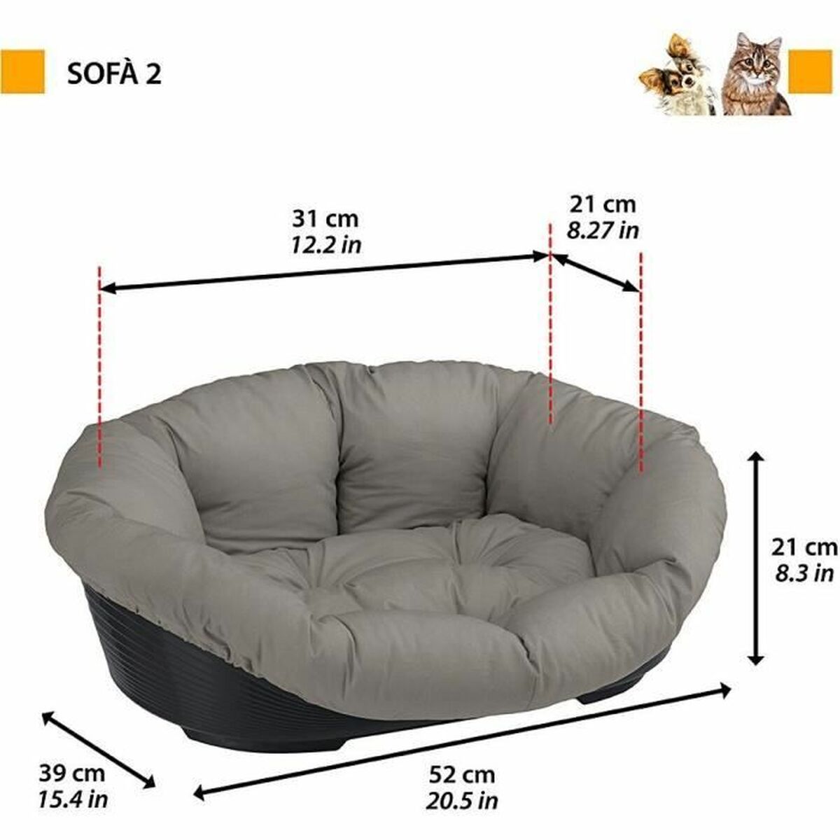 Cama para Perro Ferplast