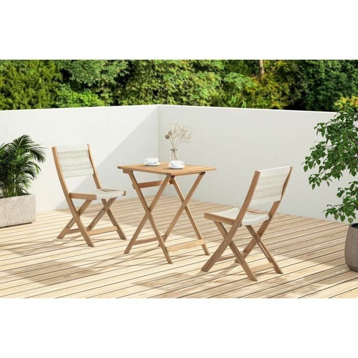 Conjunto de Mesa con 2 Sillas