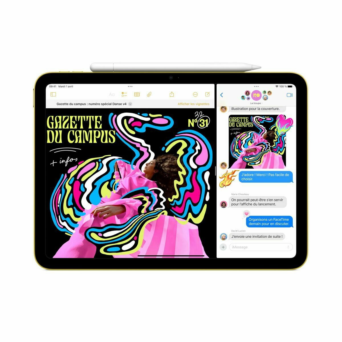 Tablet Apple Jaune 11" 512 GB