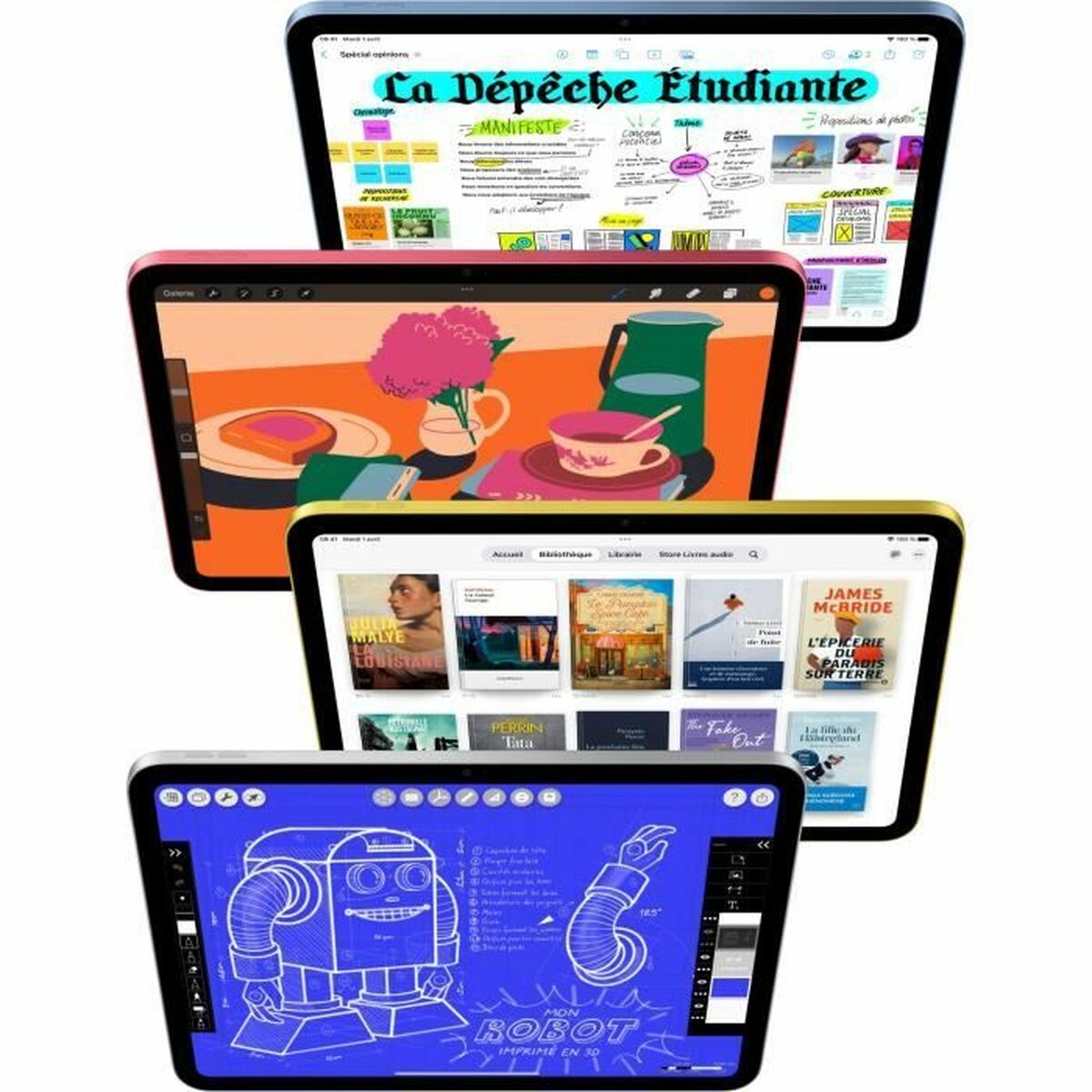 Tablet Apple Jaune 11" 512 GB