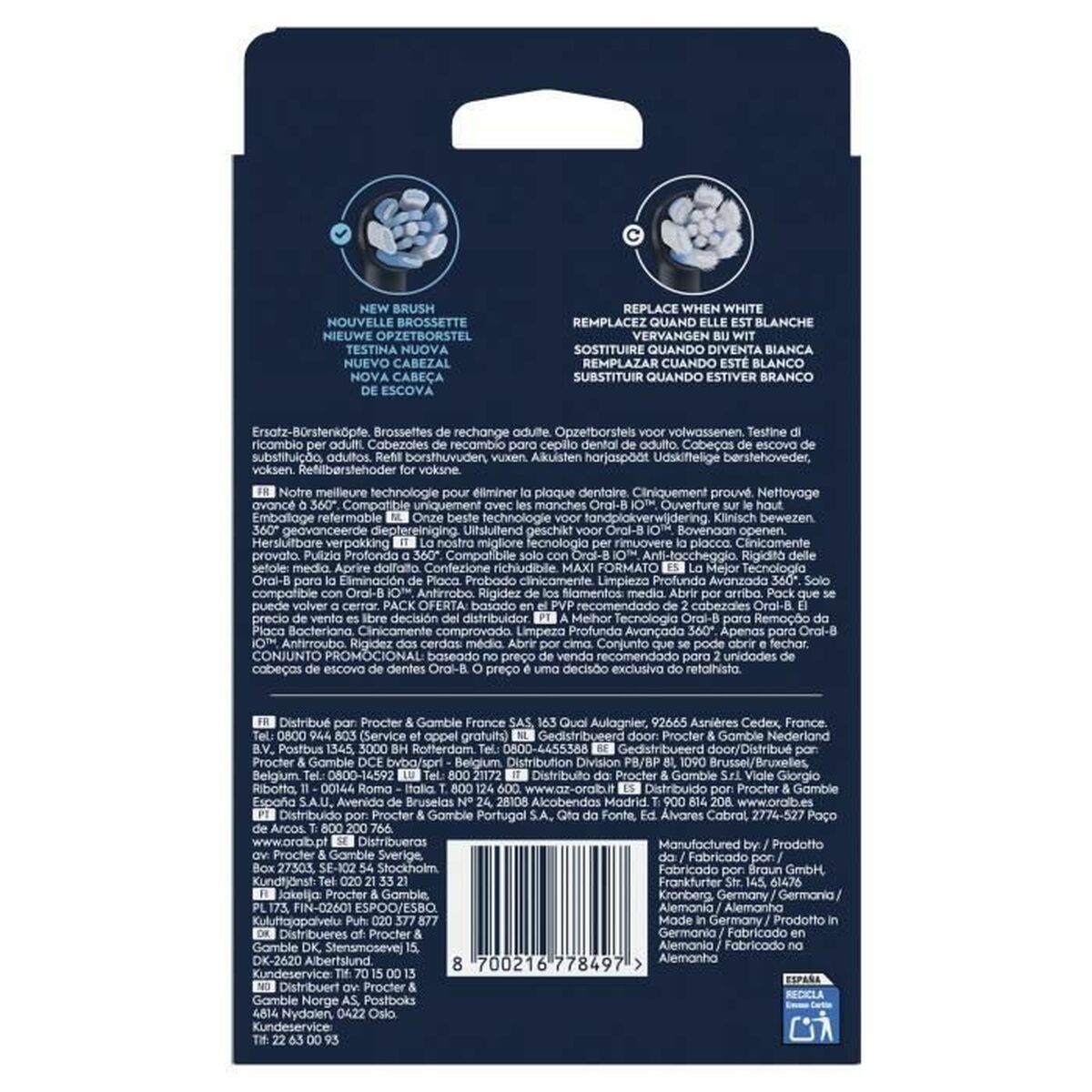 Cabezal de Recambio Oral-B