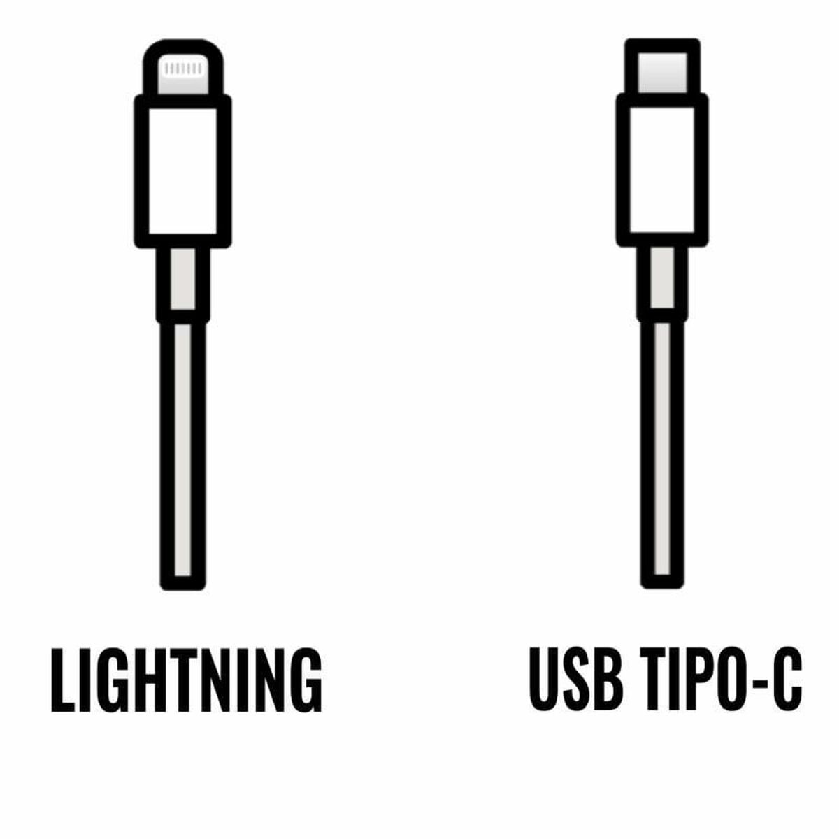 Cable USB-C a Lightning Apple MM0A3ZM/A Blanco 1 m 2 m