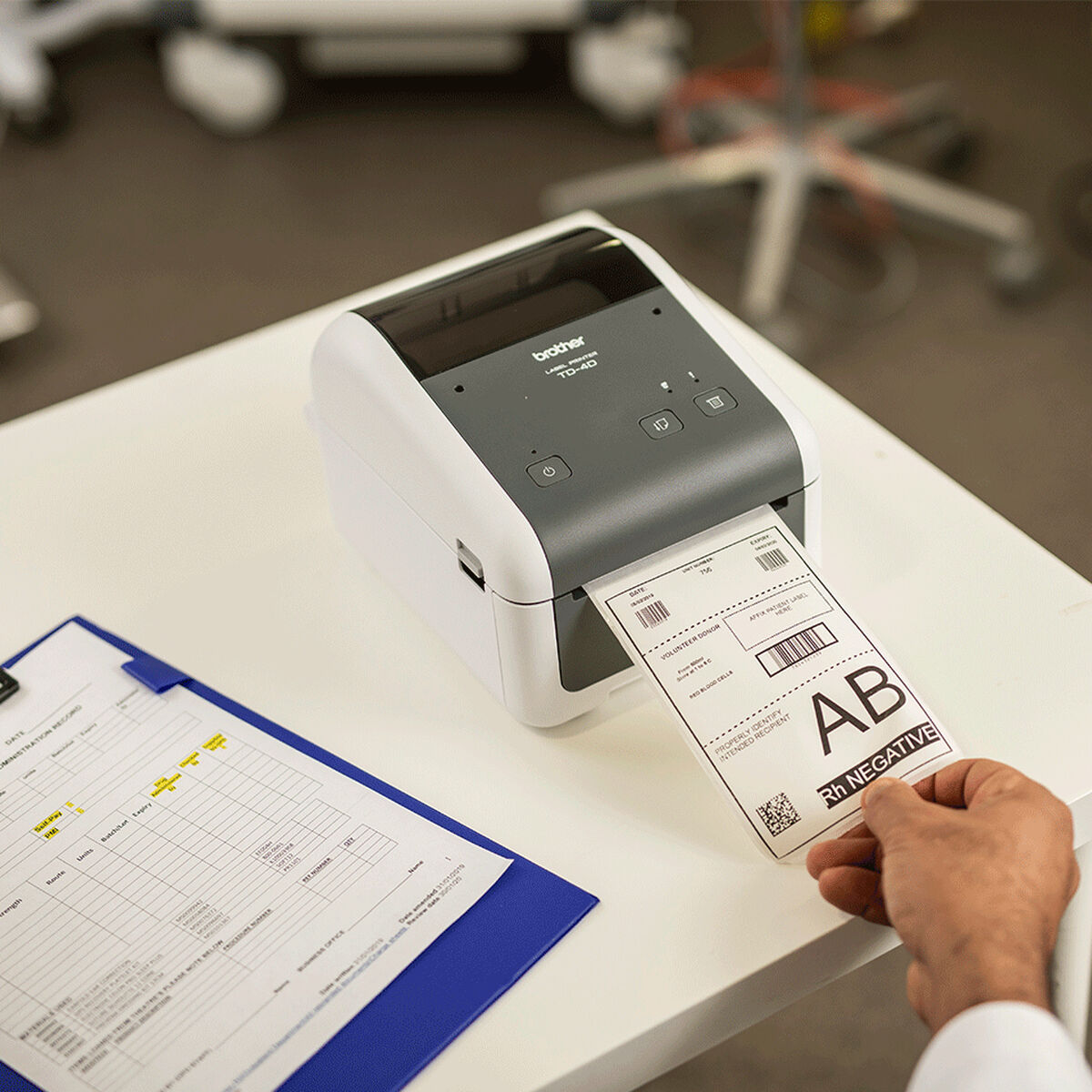 Impresora Térmica Brother TD4410DXX1 Blanco