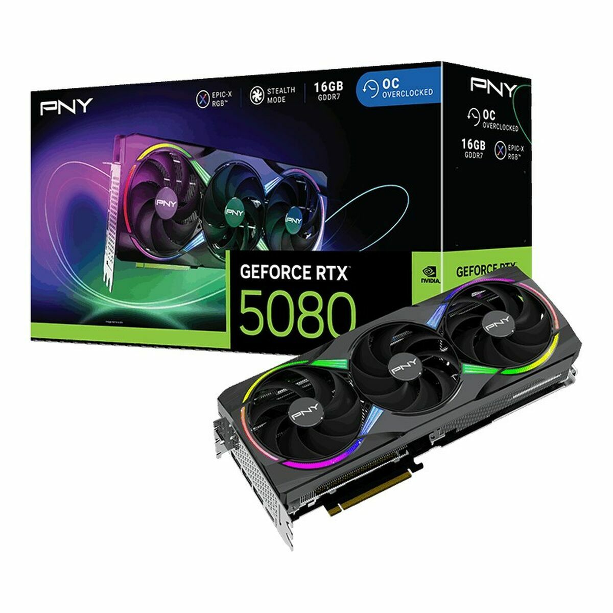 Tarjeta Gráfica PNY GEFORCE RTX 5080 16 GB GDDR6X