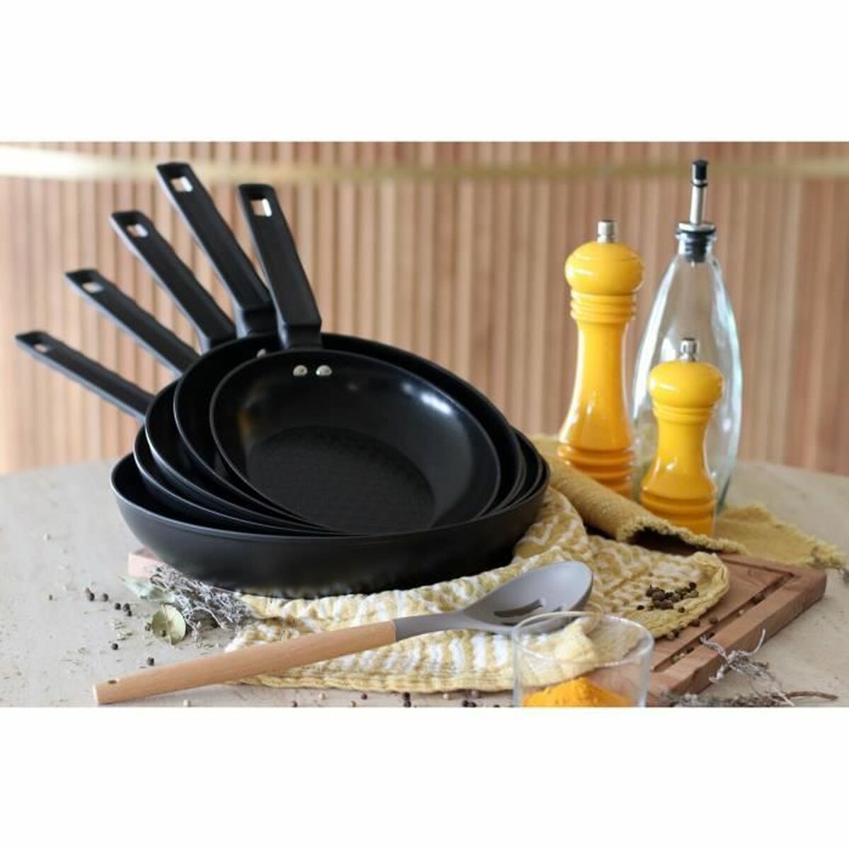 Sartén Menastyl Negro Aluminio Forjado Ø 20 cm