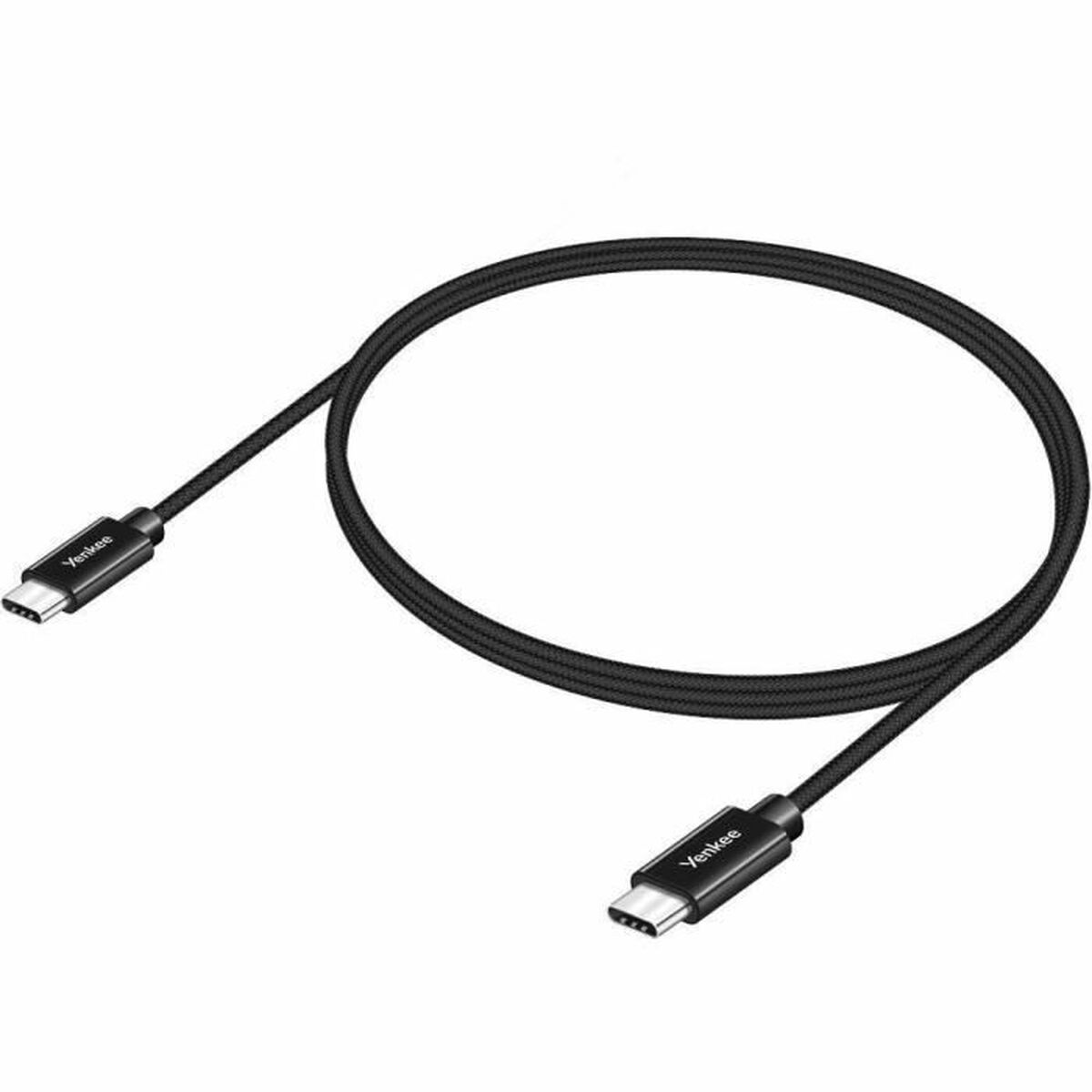 Cable USB-C Yenkee YCU C102 BK Negro 2 m