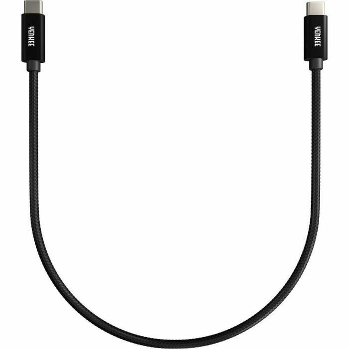 Cable USB-C Yenkee YCU C02 BK Negro 0,2 m