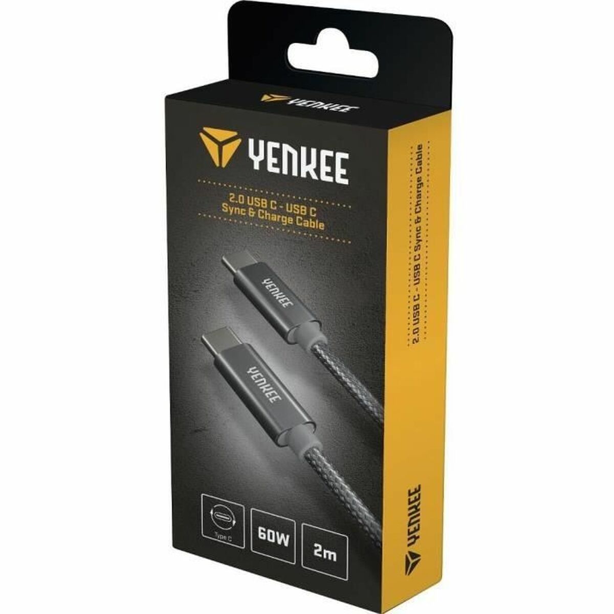 Cable USB-C Yenkee YCU C102 SR 2 m