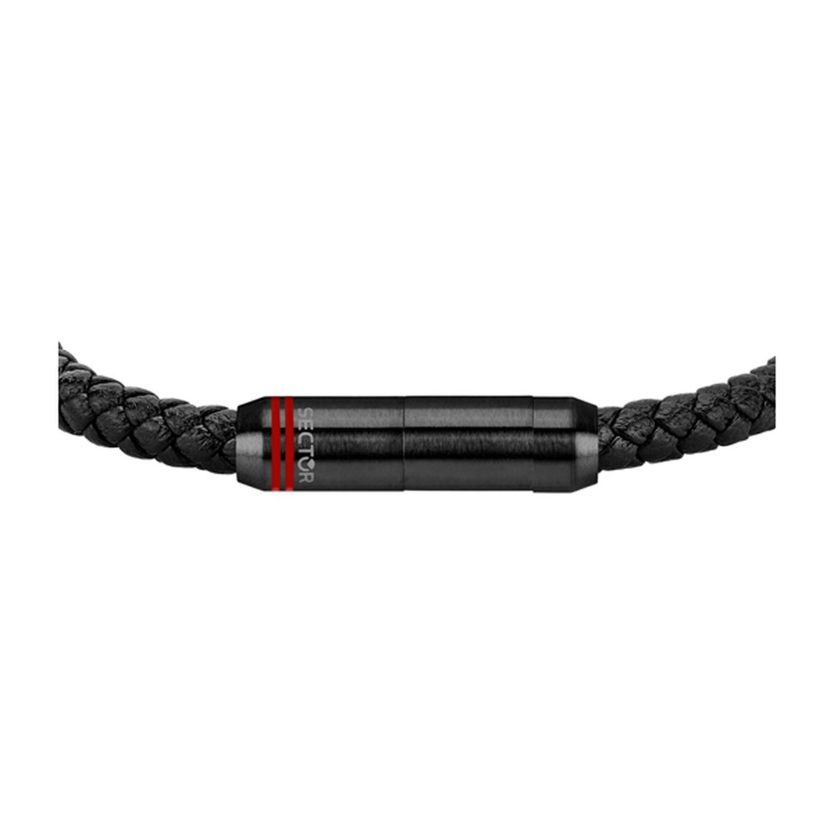 Pulsera Hombre Sector SZV101 Plata Negro