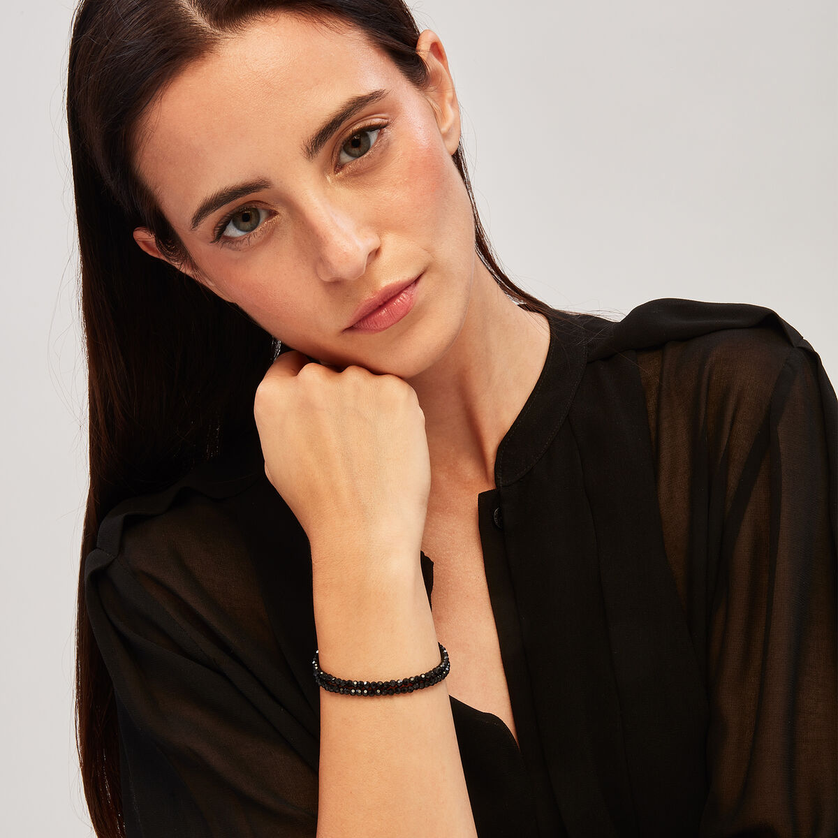 Pulsera Hombre Breil TJ3687 Plata de ley 925 Negro