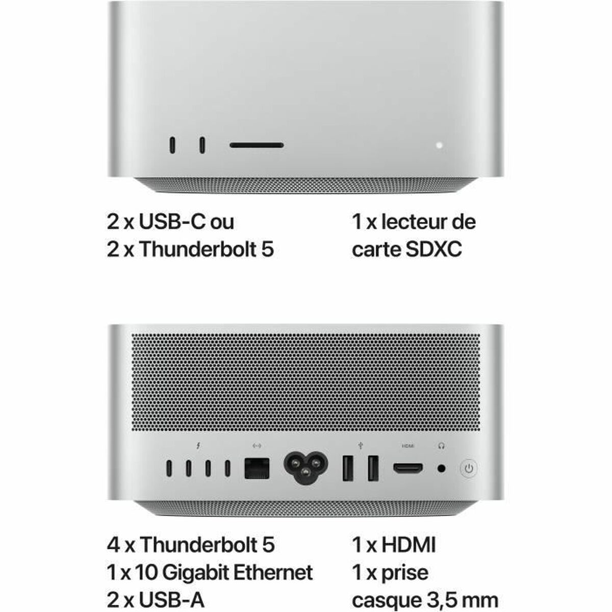 Mini PC Apple Mac Studio 96 Gb RAM 1 TB SSD