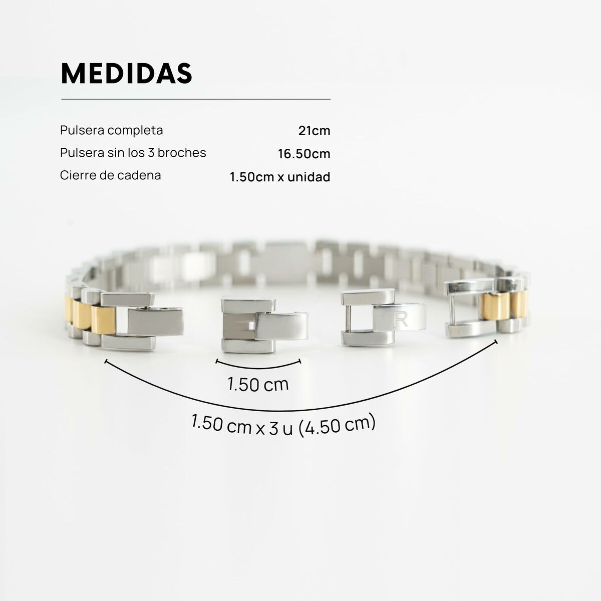 Pulsera Hombre Radiant RH000286 Plateado