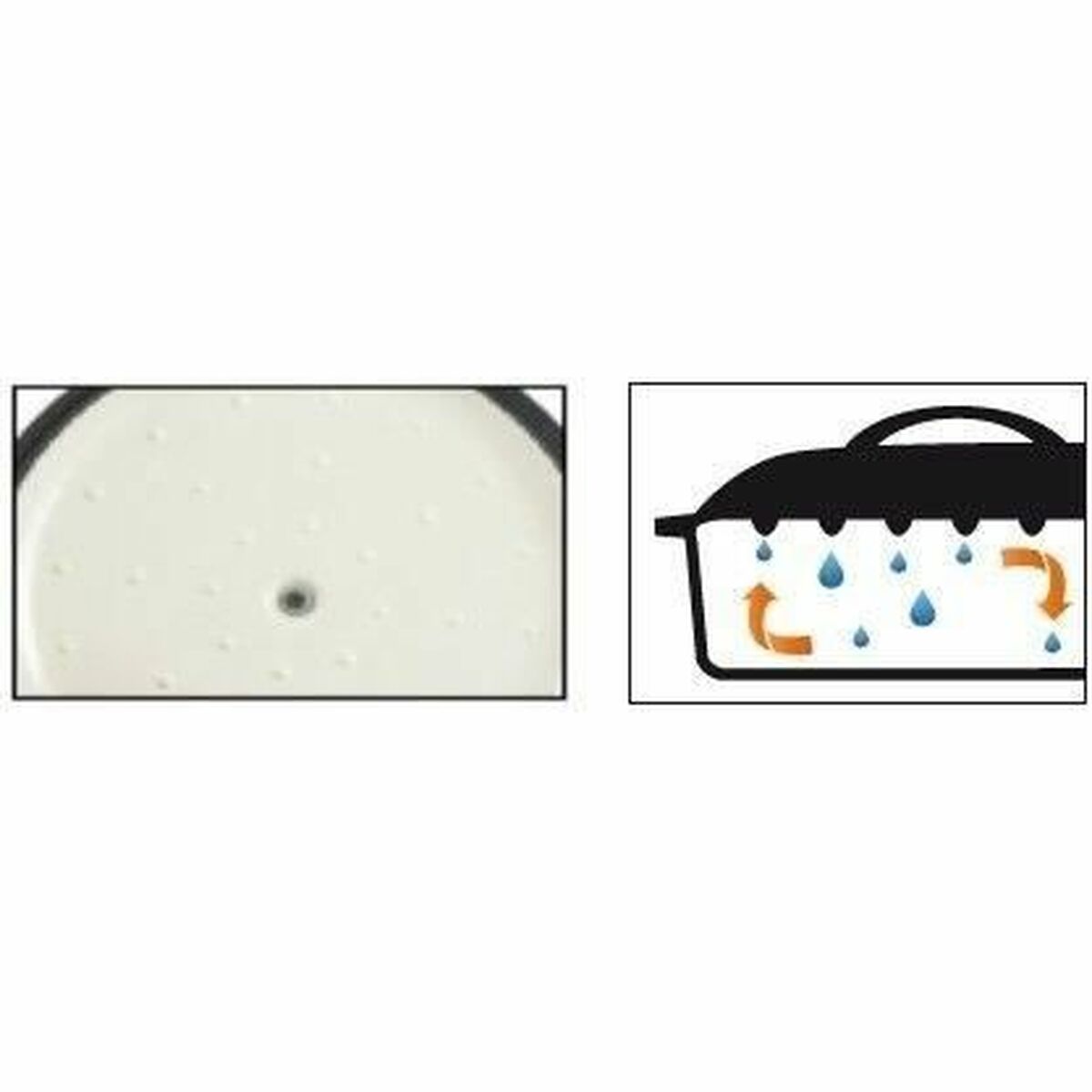 Cacerola Con Tapa GSW Gris Crema Acero Inoxidable Ø 30 cm