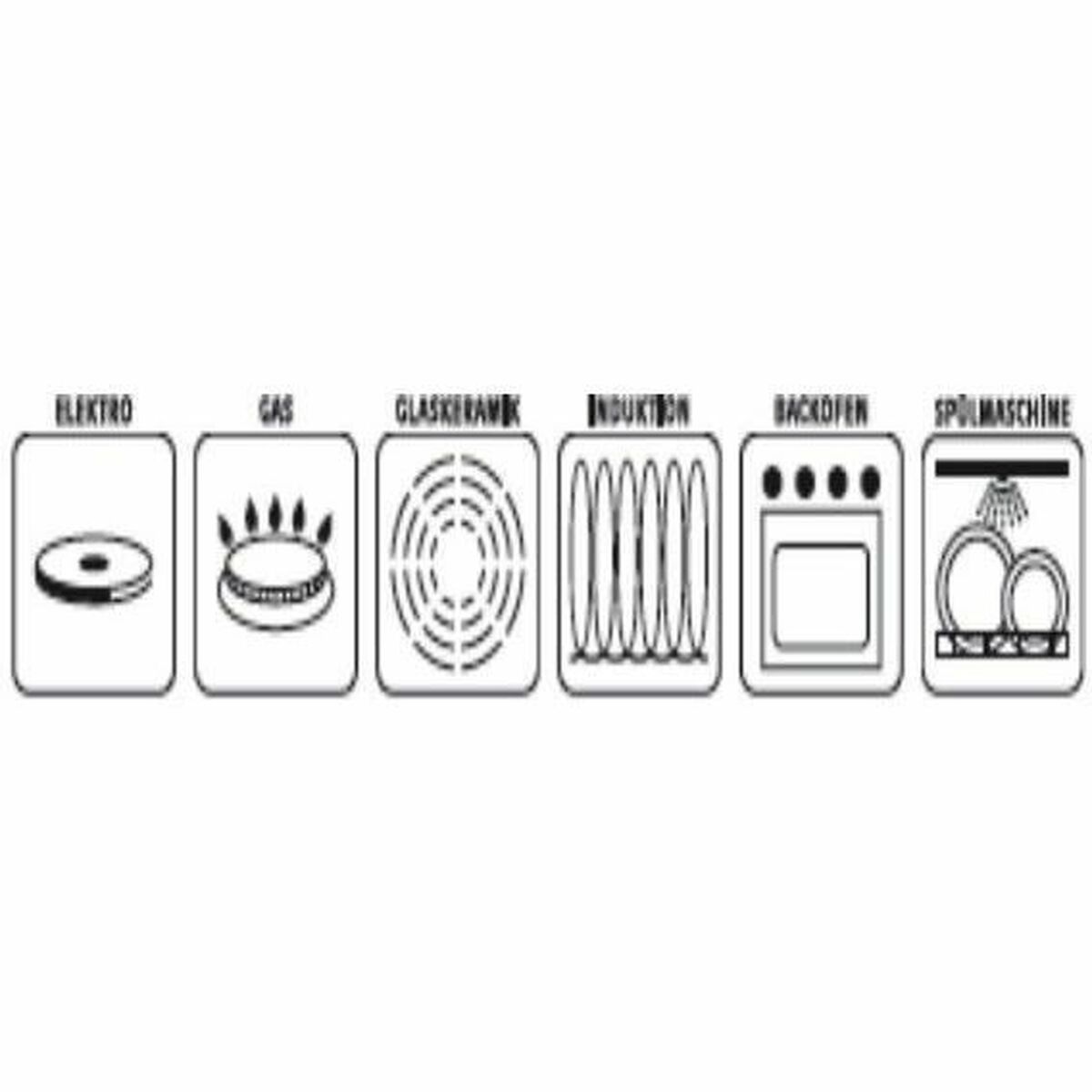 Cacerola Con Tapa GSW noir Acero Esmaltado