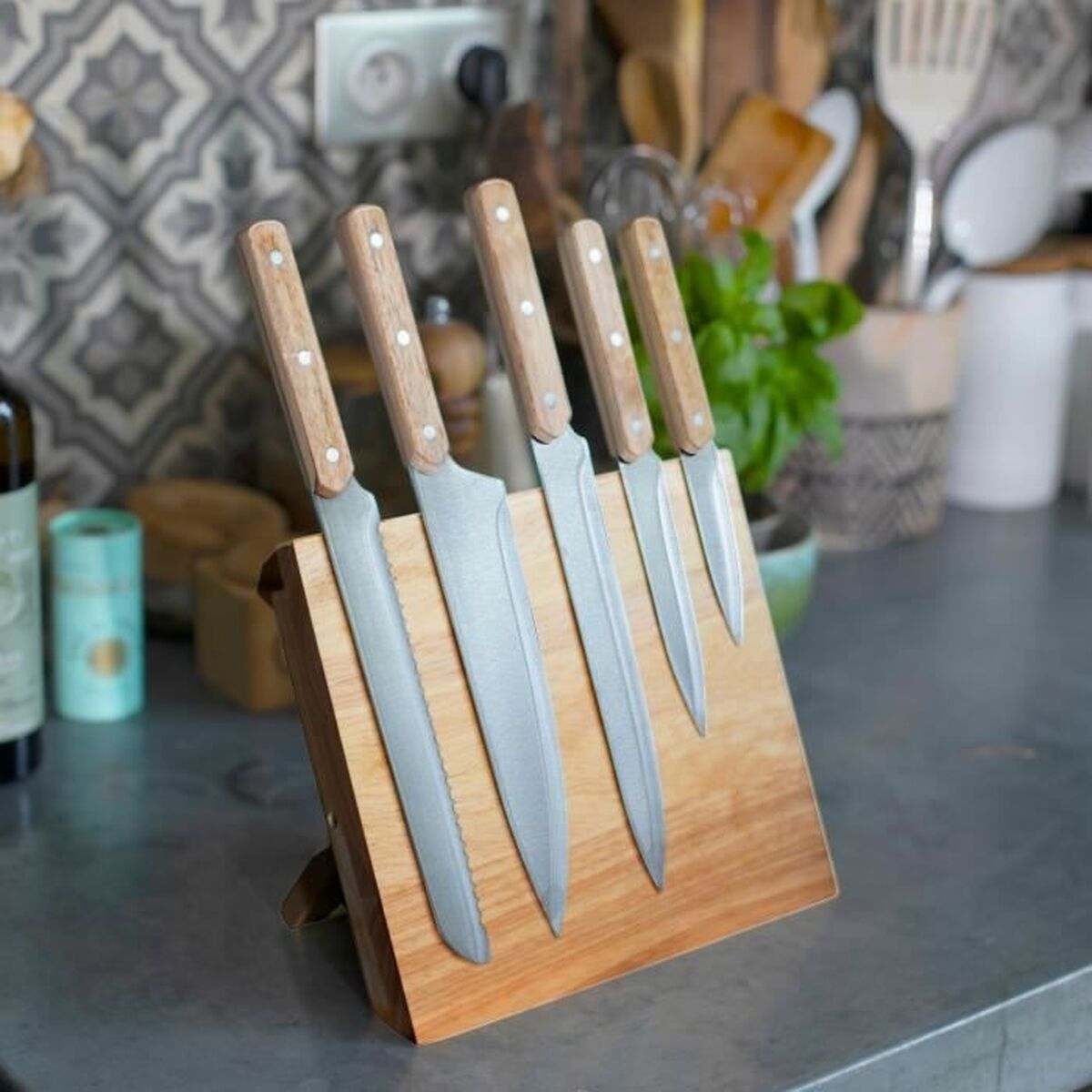 Set de Cuchillos Livoo Acero Acero Inoxidable (5 Unidades)