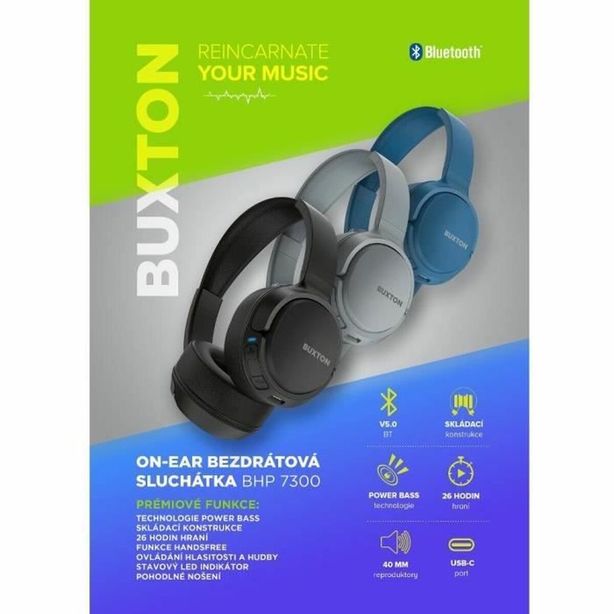 Auriculares BUSHNELL Azul