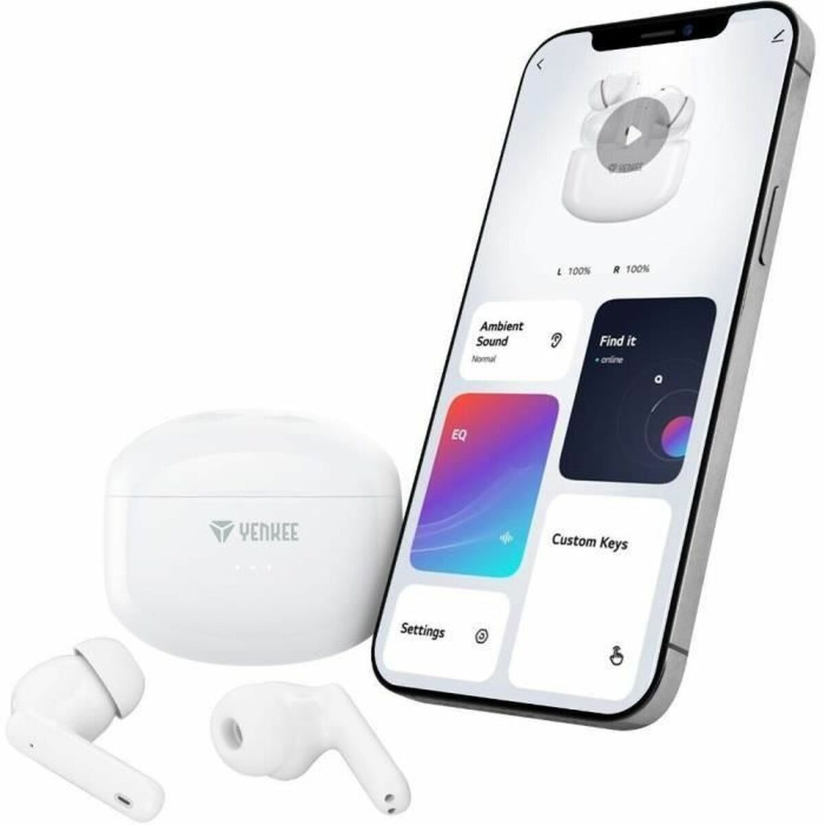 Auriculares Yenkee YHP 08BT ANC Negro