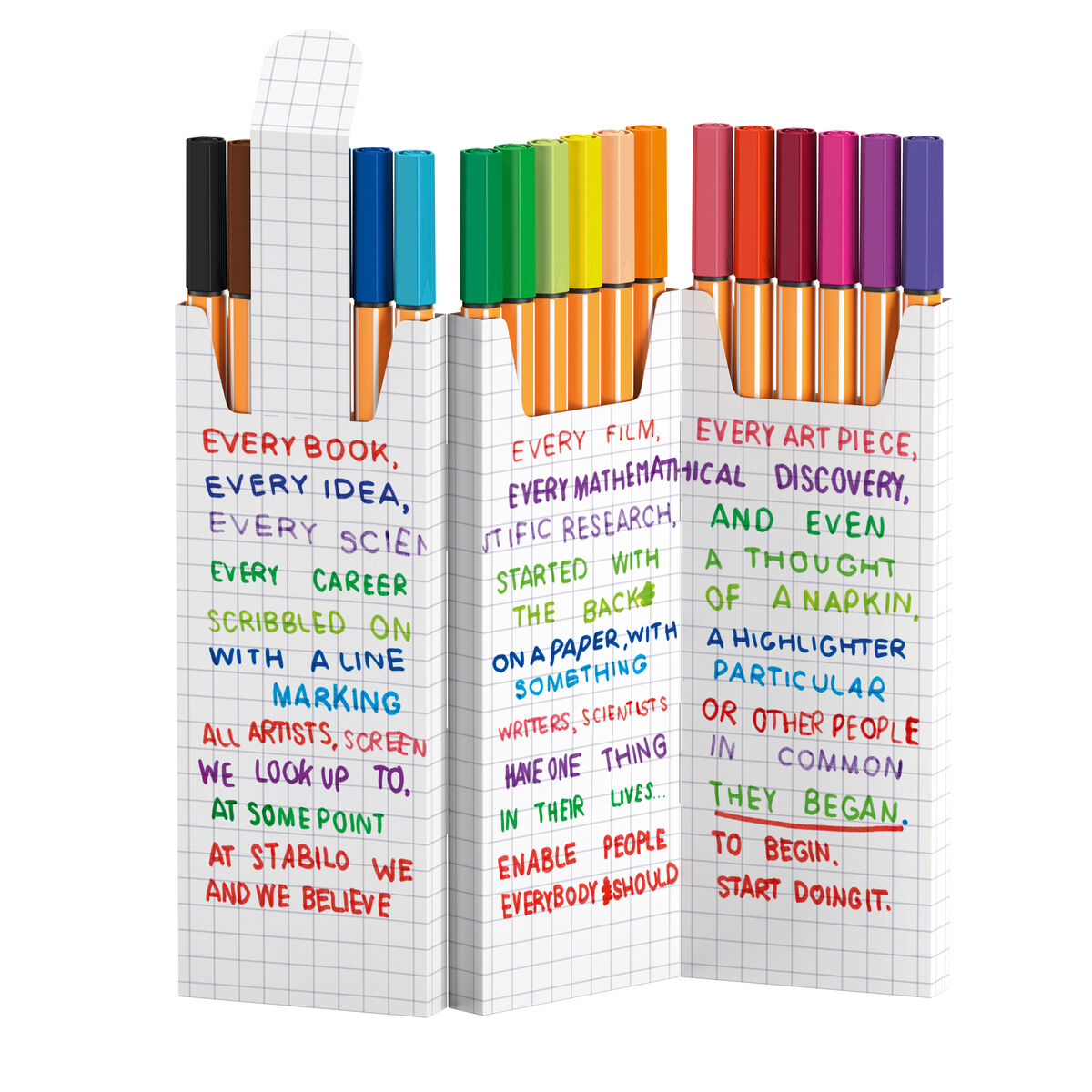 Rotuladores Stabilo Multicolor 18 Piezas