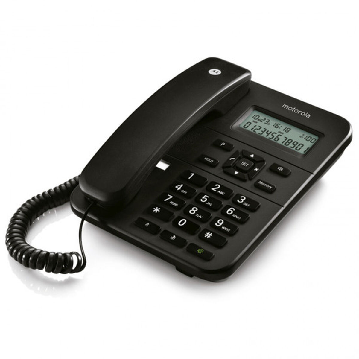 Teléfono Fijo Motorola Negro