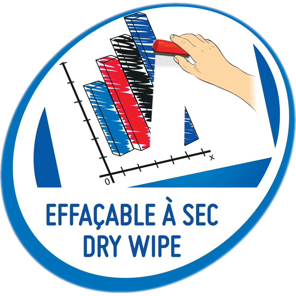 Pizarra blanca Bic 870492 Adhesivo 2 x 1 m