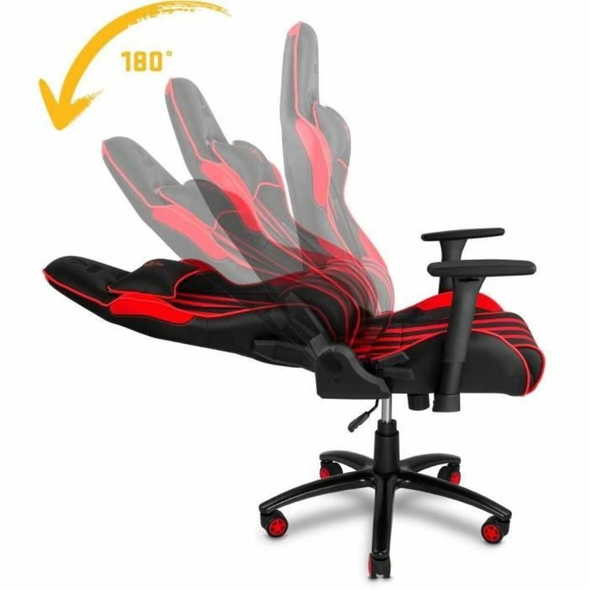 Silla Gaming Yenkee SABOTAGE - YGC 100RD Negro