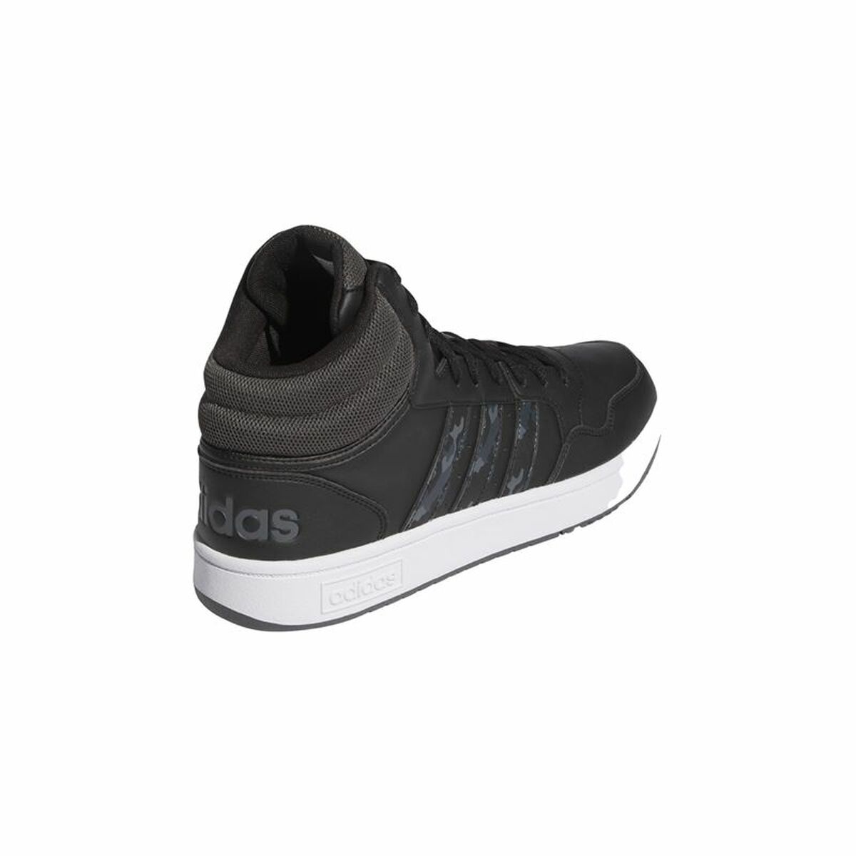 Zapatillas Casual Hombre Adidas Hoops 3.0 Mid Negro