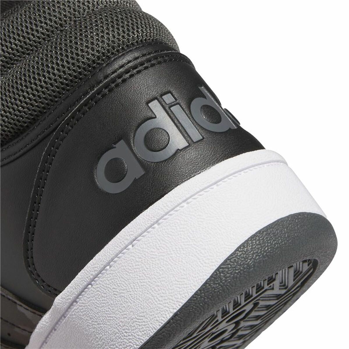 Zapatillas Casual Hombre Adidas Hoops 3.0 Mid Negro