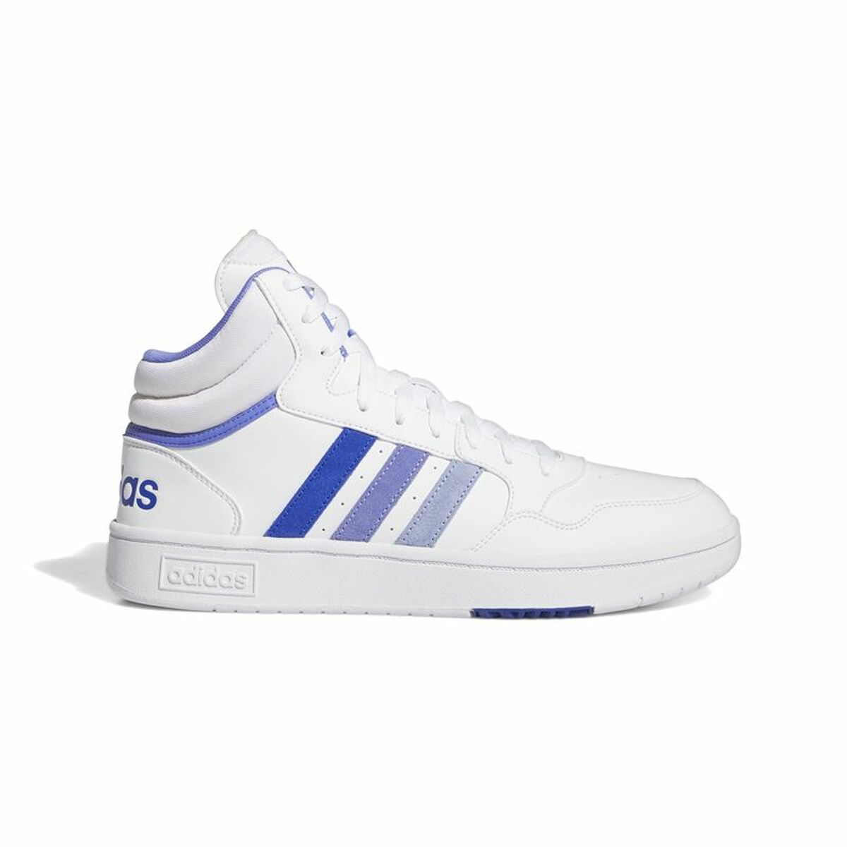 Zapatillas Casual Hombre Adidas Hoops 3.0 Mid Blanco