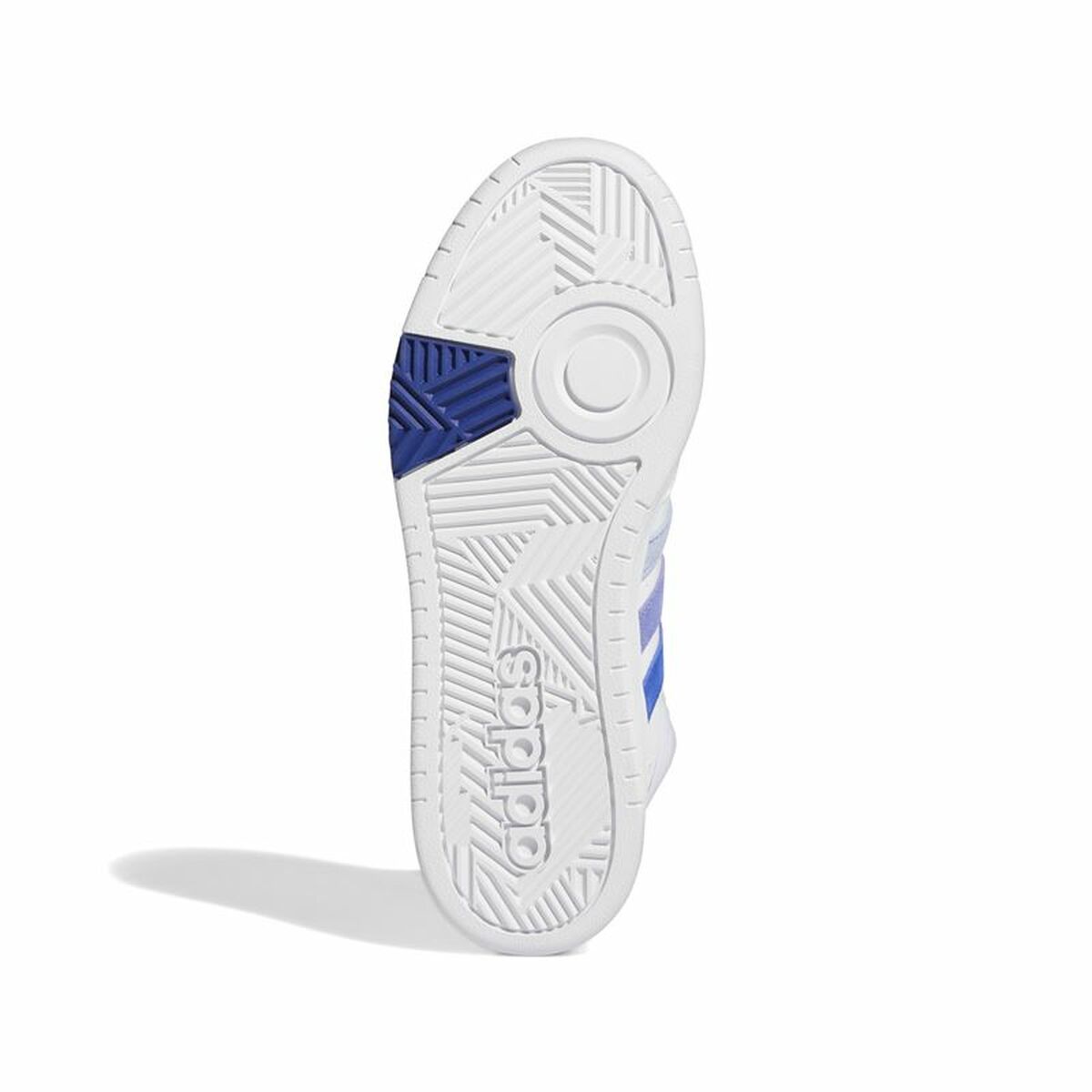 Zapatillas Casual Hombre Adidas Hoops 3.0 Mid Blanco