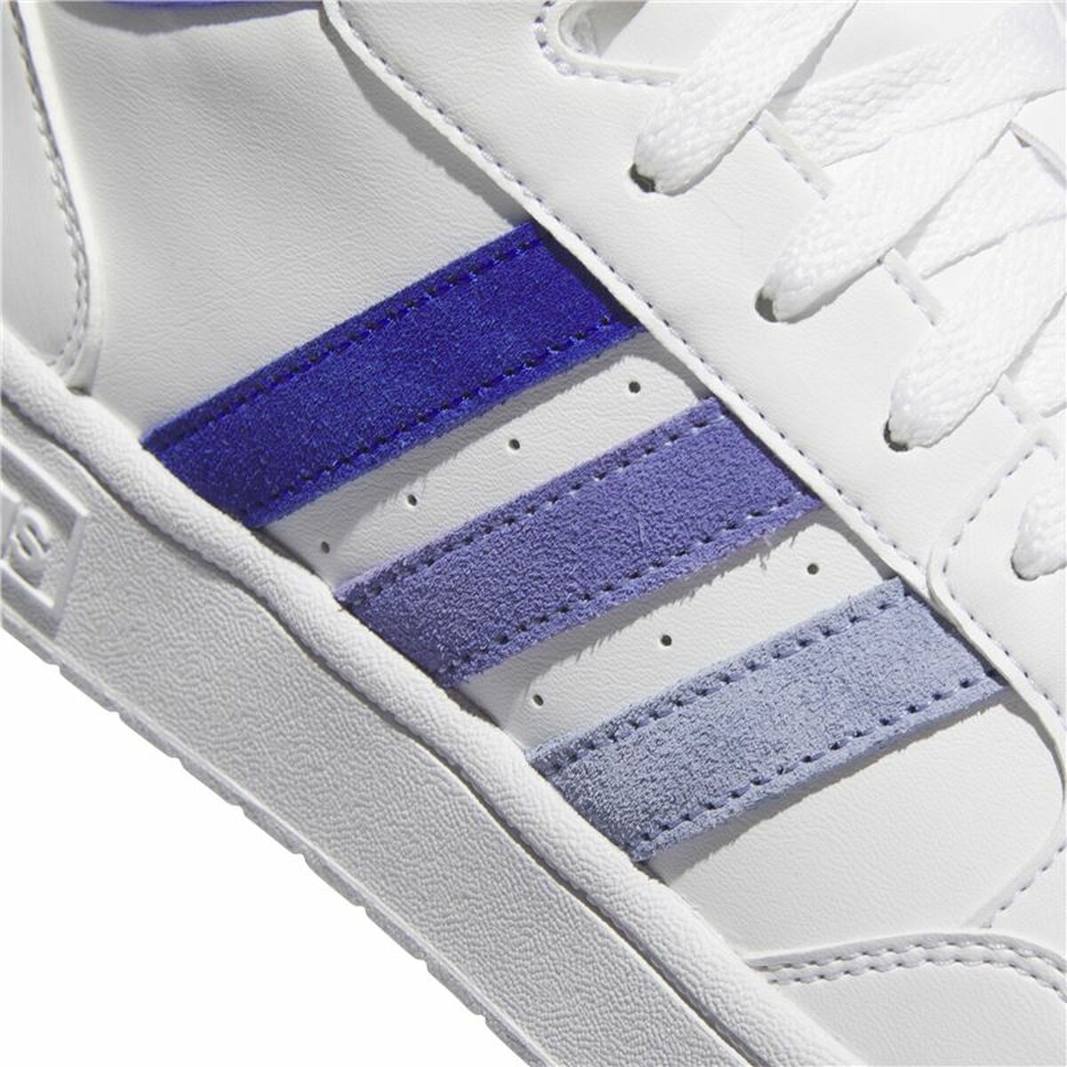 Zapatillas Casual Hombre Adidas Hoops 3.0 Mid Blanco