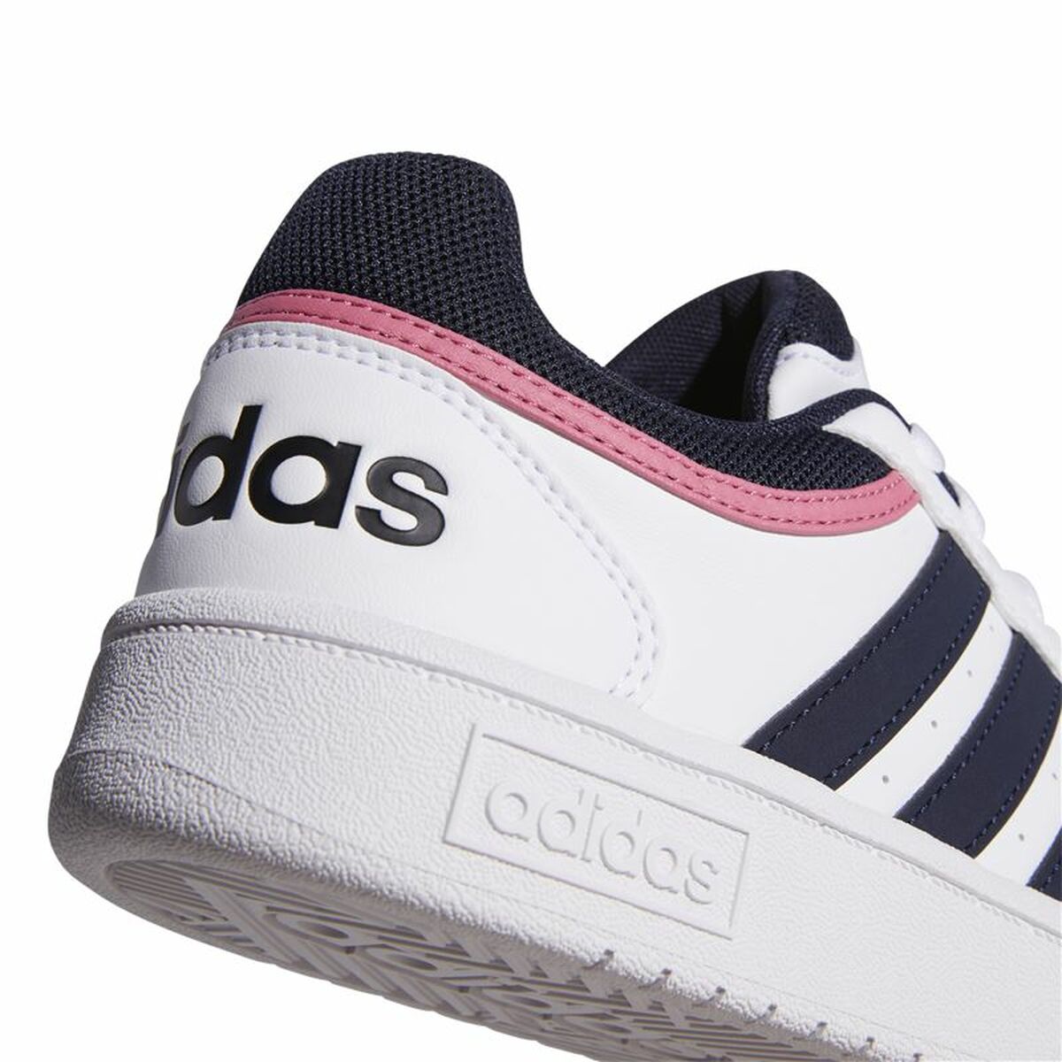 Zapatillas Casual de Mujer Adidas Hoops 3.0 Low Classic Blanco