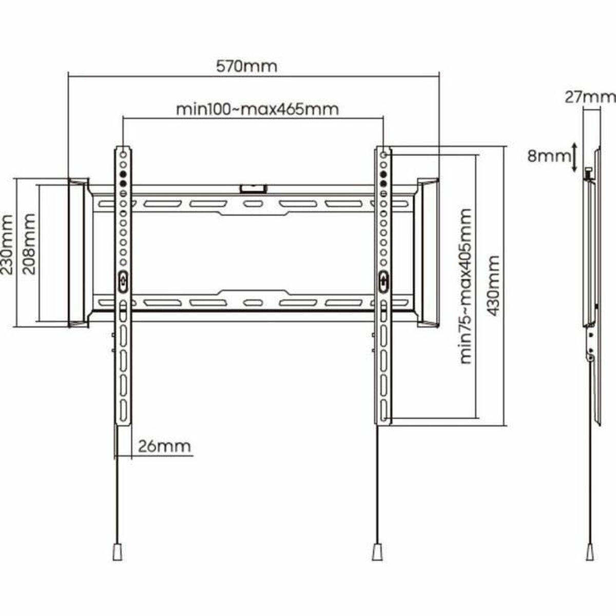 Soporte TV STELL SHO 7200