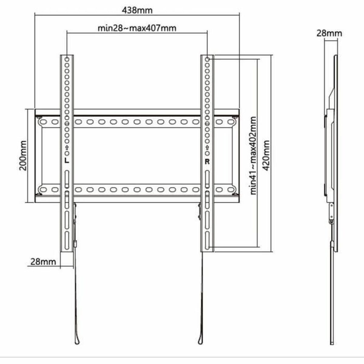 Soporte TV STELL SHO 5200