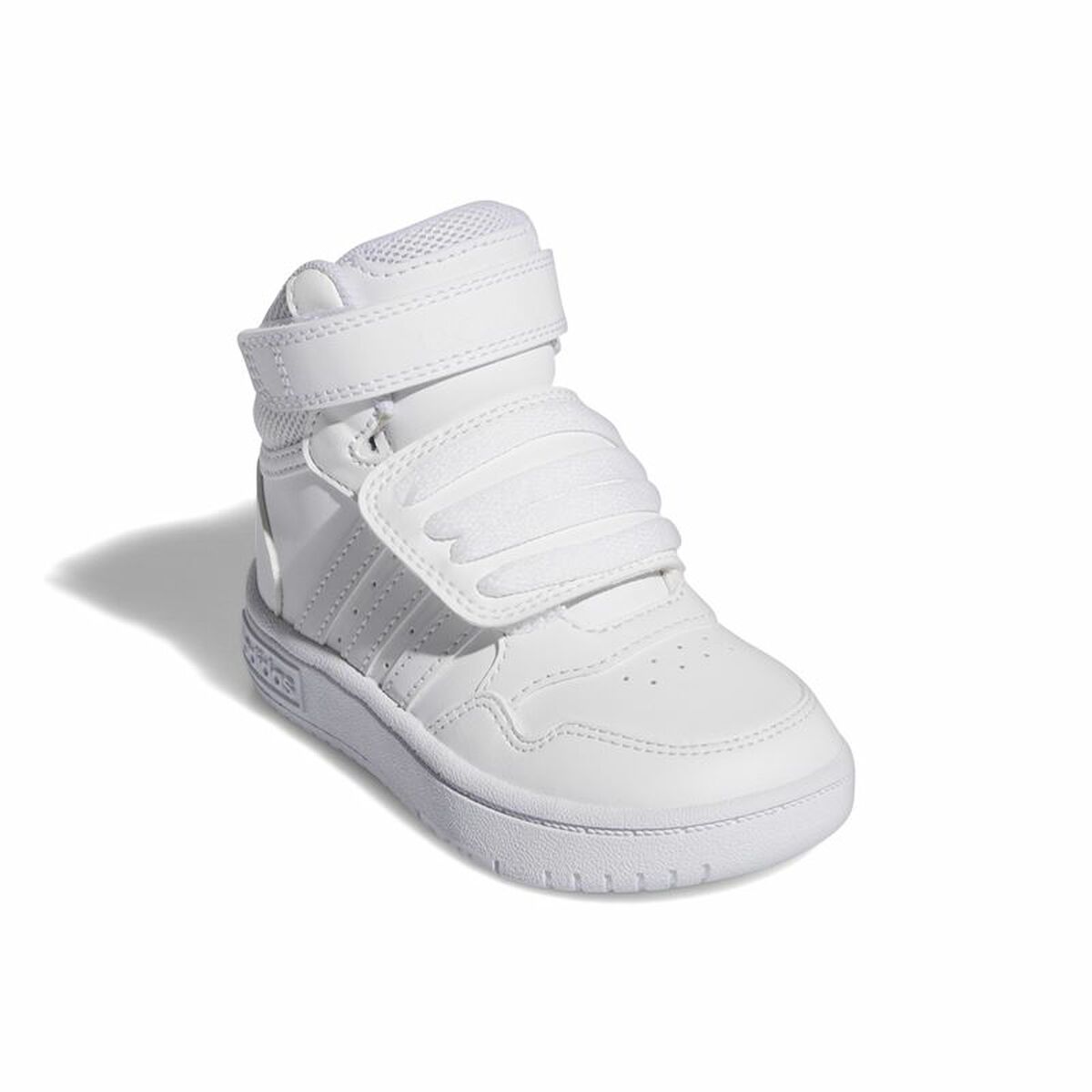 Zapatillas de Deporte para Bebés Adidas Hoops Mid 3.0 Blanco