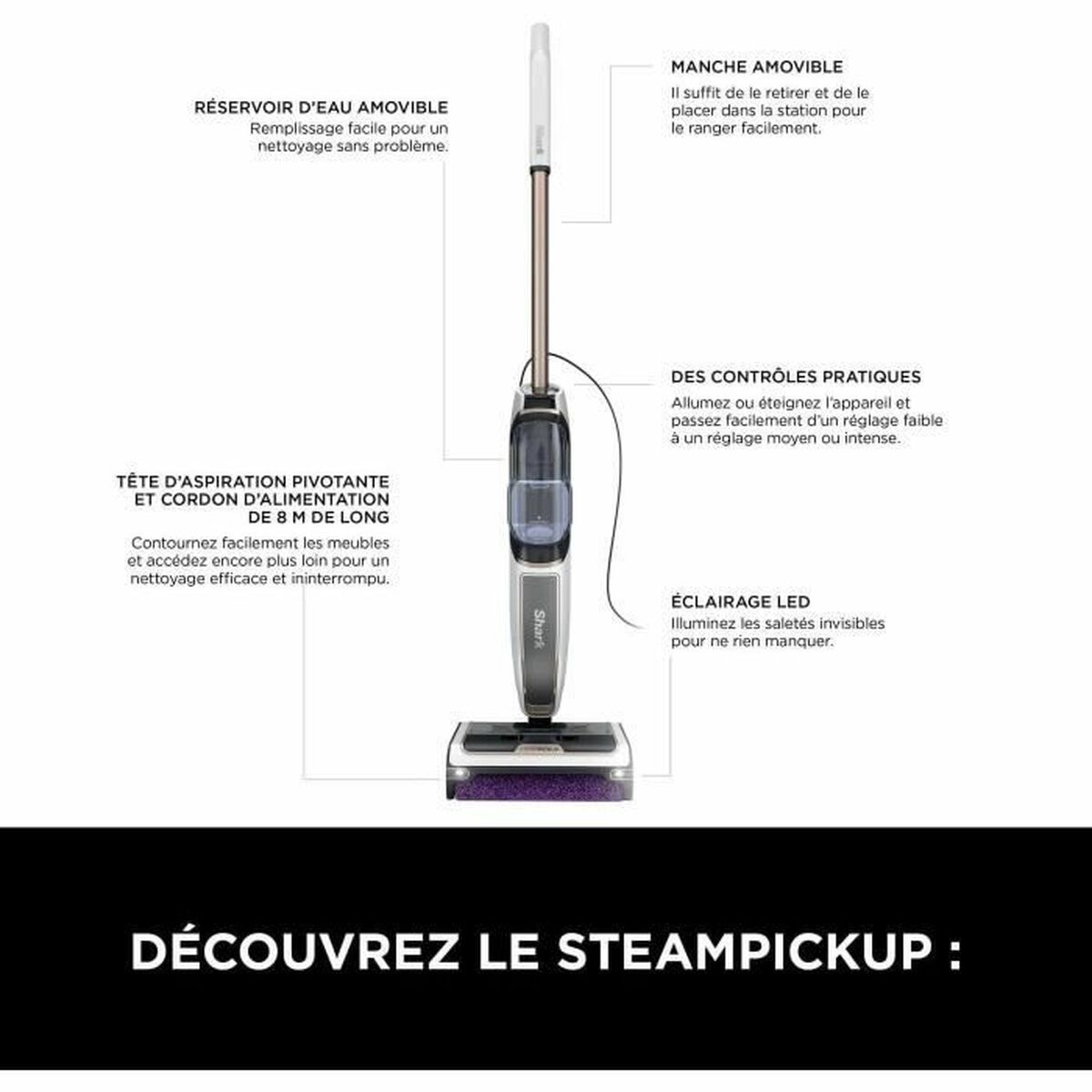Vaporeta Shark SteamPickUp SD200EU