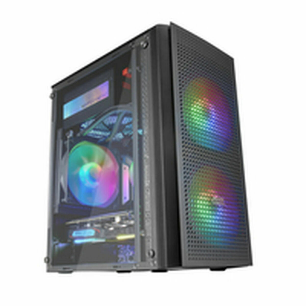 Caja Semitorre ATX Mars Gaming MC300 Negro LED RGB RGB mATX
