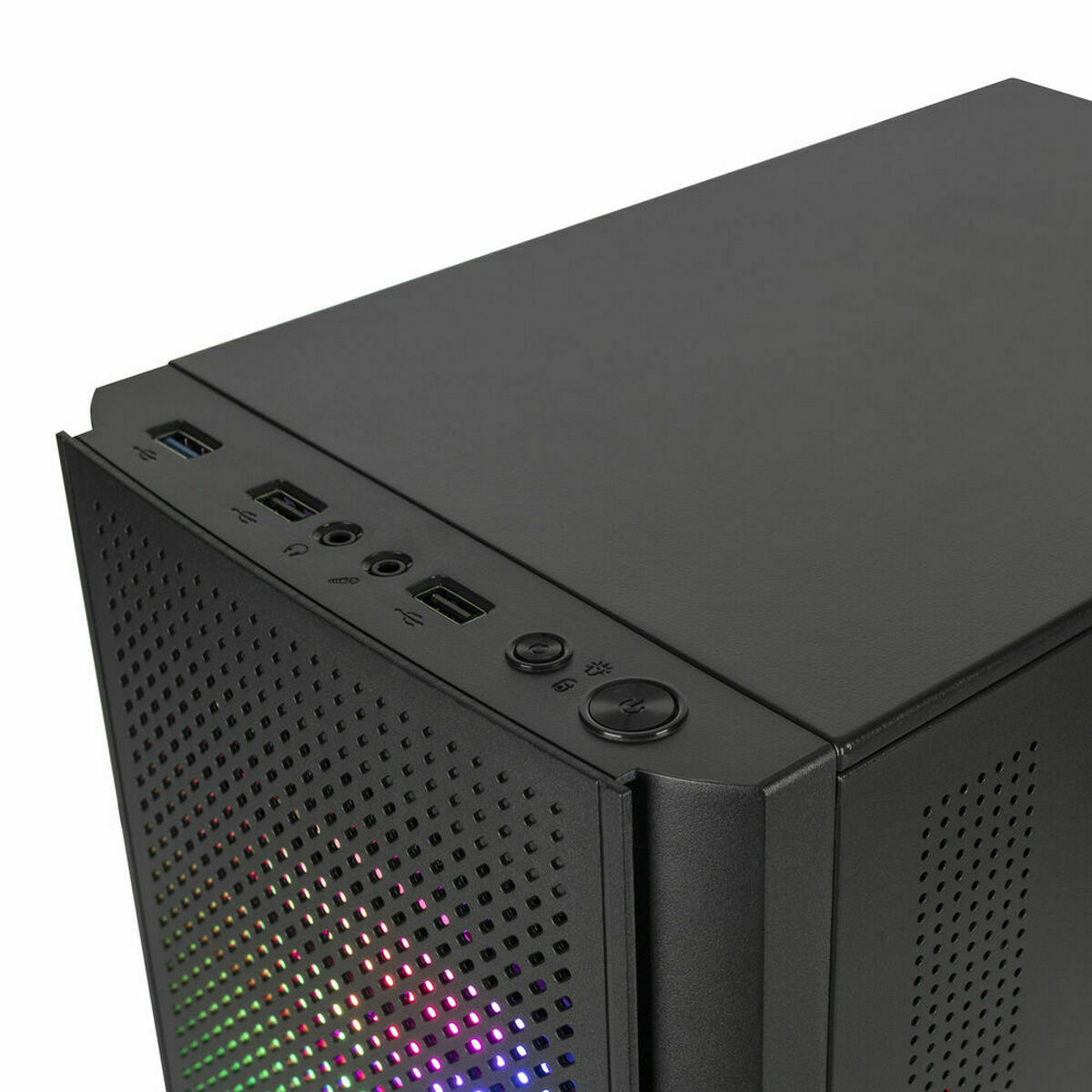 Caja Semitorre ATX Mars Gaming MC300 Negro LED RGB RGB mATX