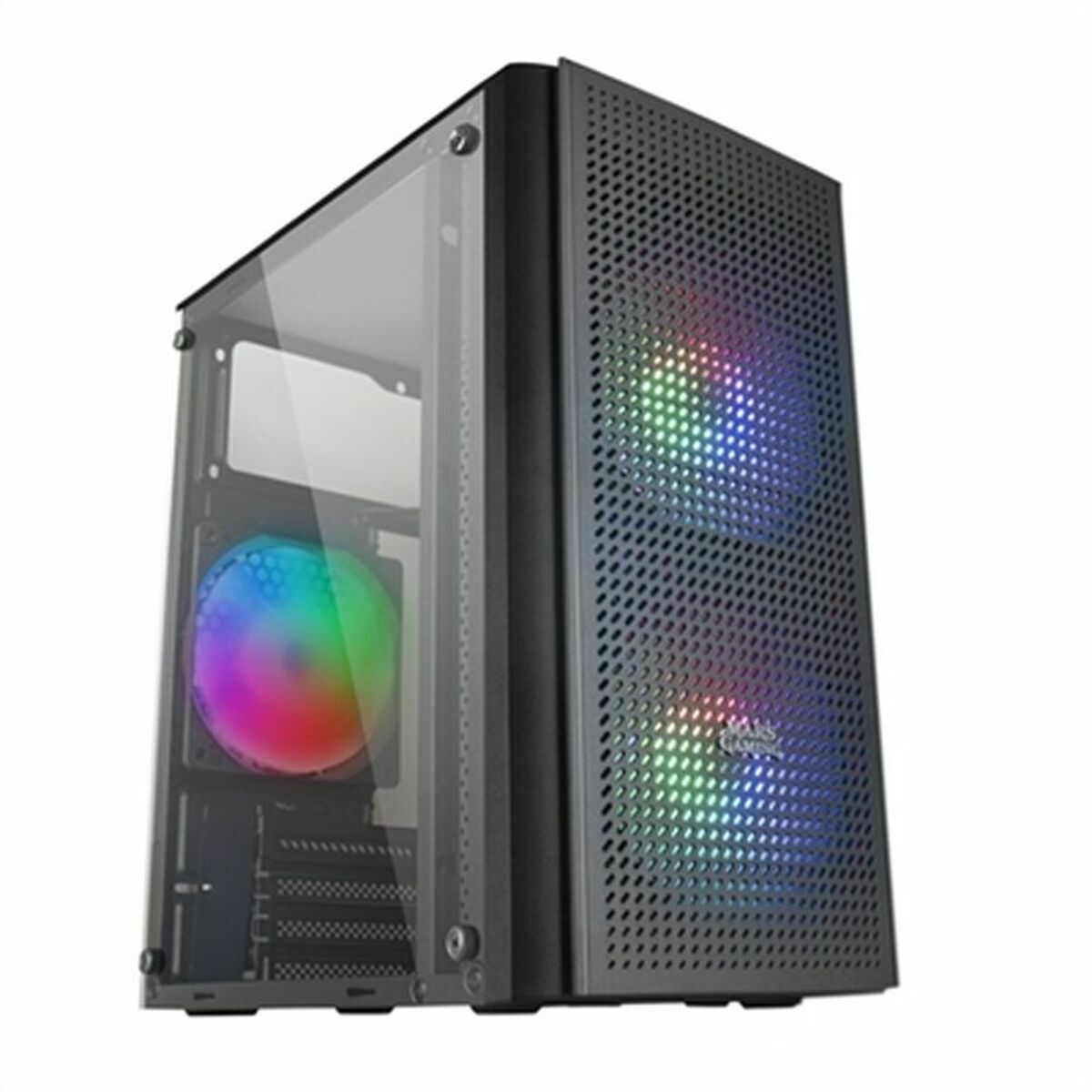 Caja Semitorre ATX Mars Gaming MC300 Negro LED RGB RGB mATX