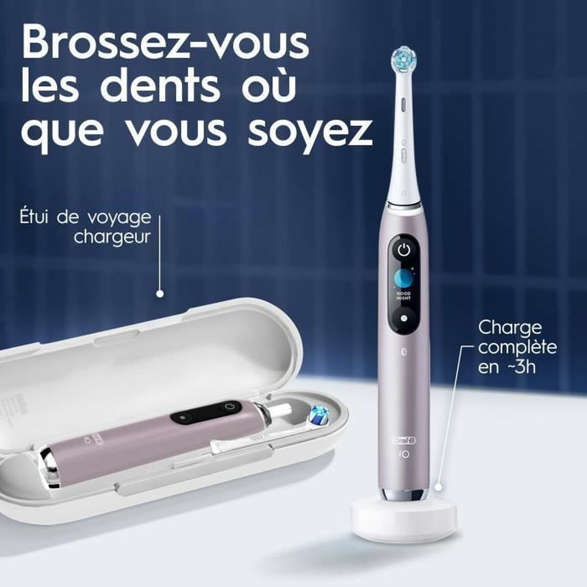 Cepillo de Dientes Eléctrico Oral-B Serie iO9s (2 Piezas) (2 Unidades)