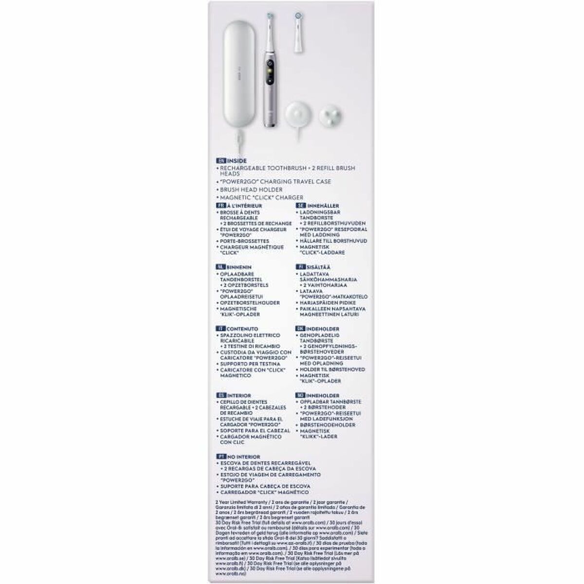 Cepillo de Dientes Eléctrico Oral-B Serie iO9s (2 Piezas) (2 Unidades)