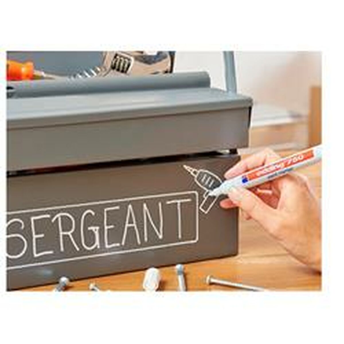 Rotulador Edding 750-49 Blanco