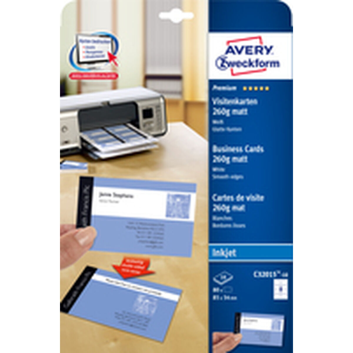 Rollo Papel Térmico Avery C32015-10E Blanco (10 Unidades)