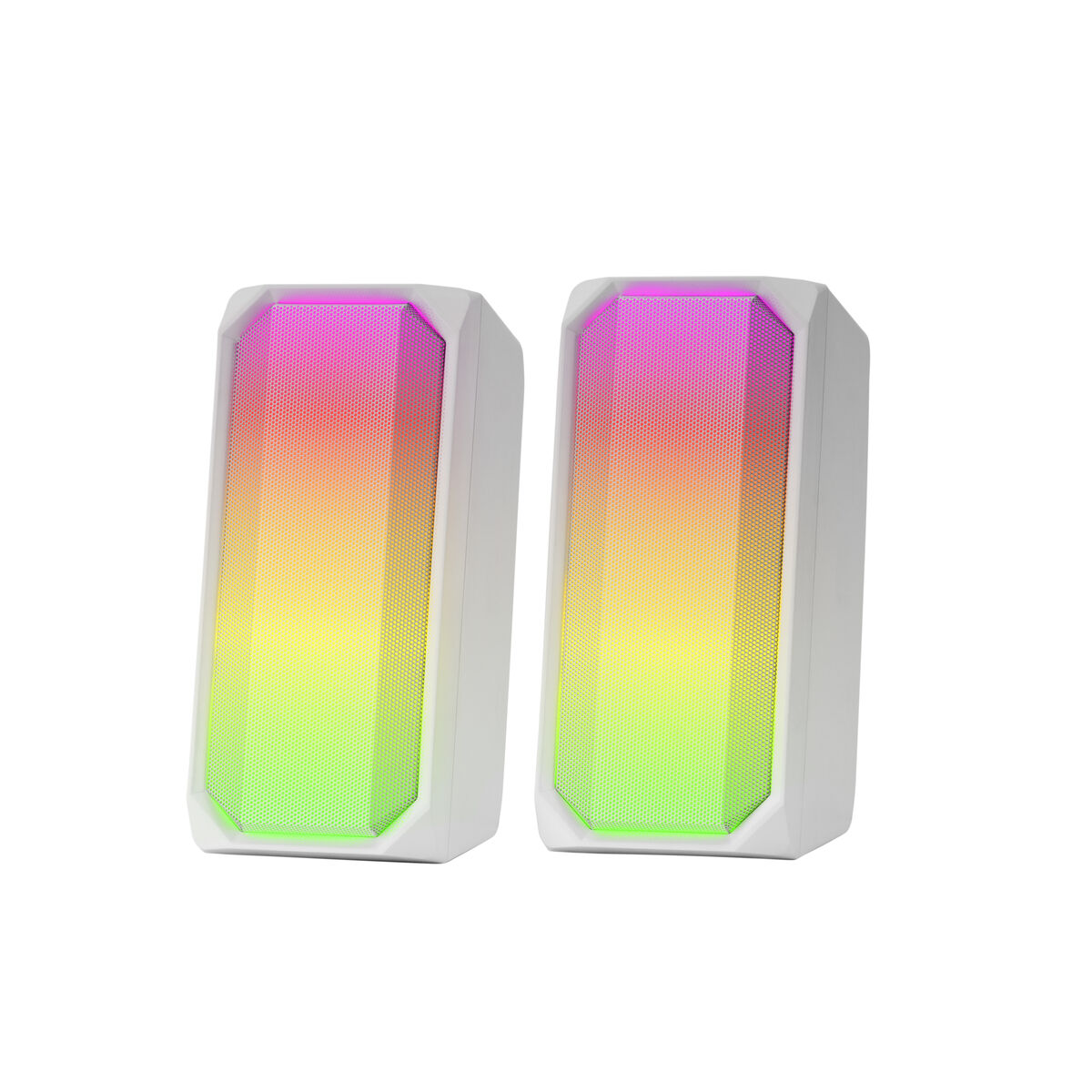 Altavoz Bluetooth Portátil Mars Gaming MSRGBW Blanco 15 W 4 W